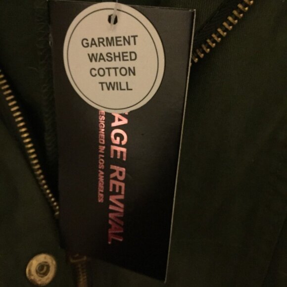 NEW Vintage Revival Small Boys 7/8 Green Hoodie Jacket - Picture 4 of 6